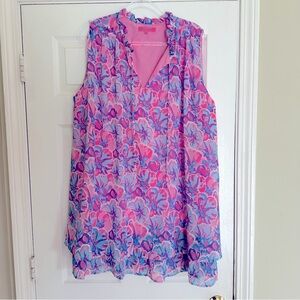 Simply Southern purple/ pink/ blue dress size XXL